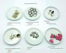 Elegant Decorative Buttons Vintage variety Buttons 42 All Varied Colors Sizes