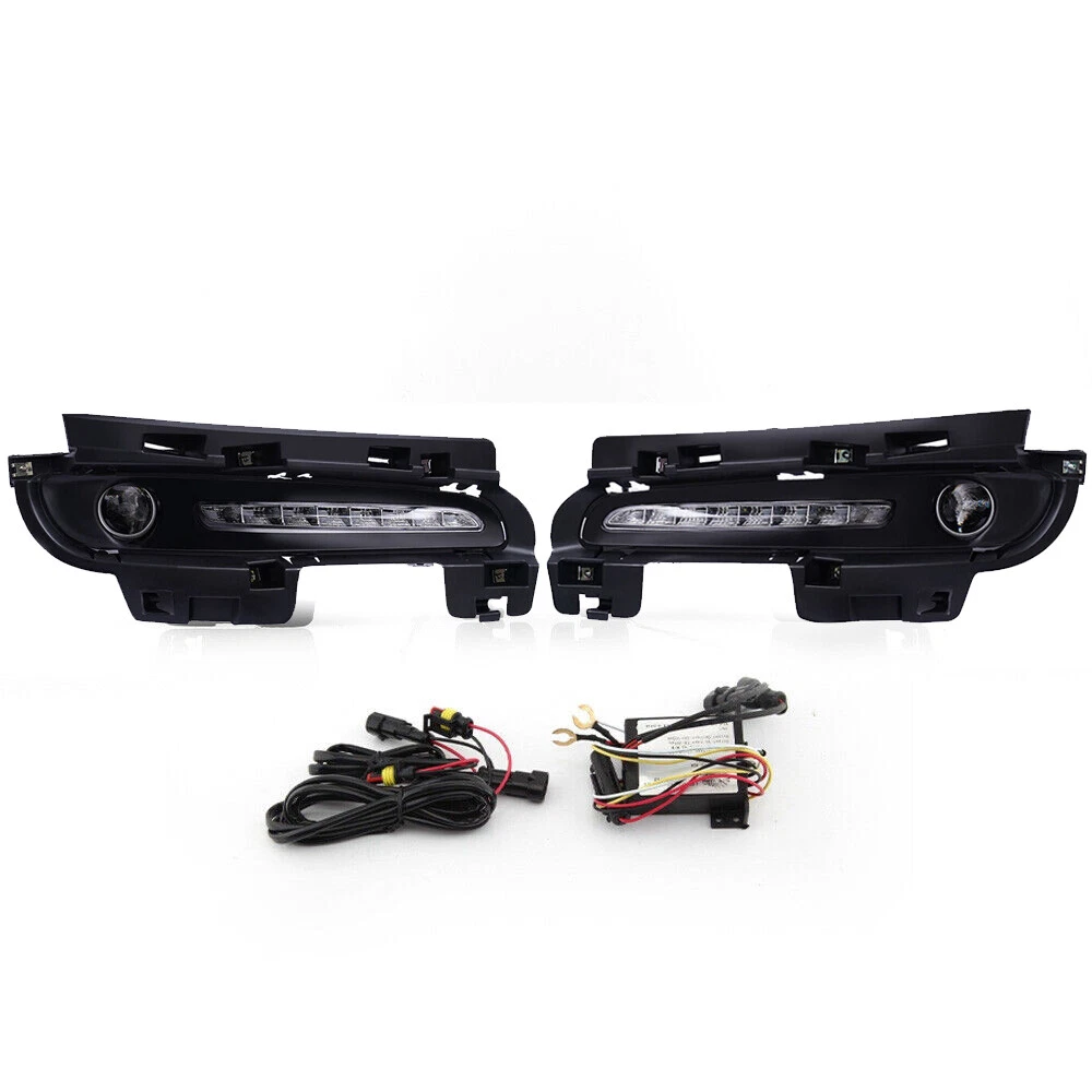 Pair For Jeep Grand Cherokee SRT8 2012-2016 LED DRL Daytime Running Fog Lights - product detail image 3