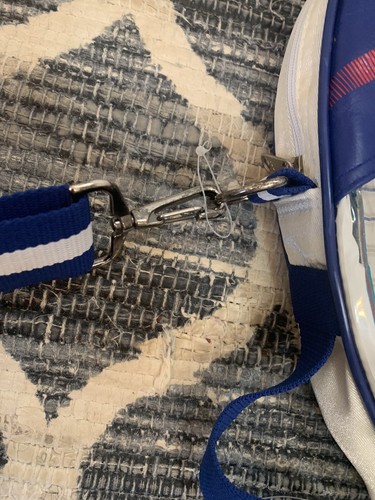 Vintage SENTRA TRILLIUM SUPER MID TENNIS RACQUET + CASE 1989 Aqua Metallic Blue - Picture 3 of 19