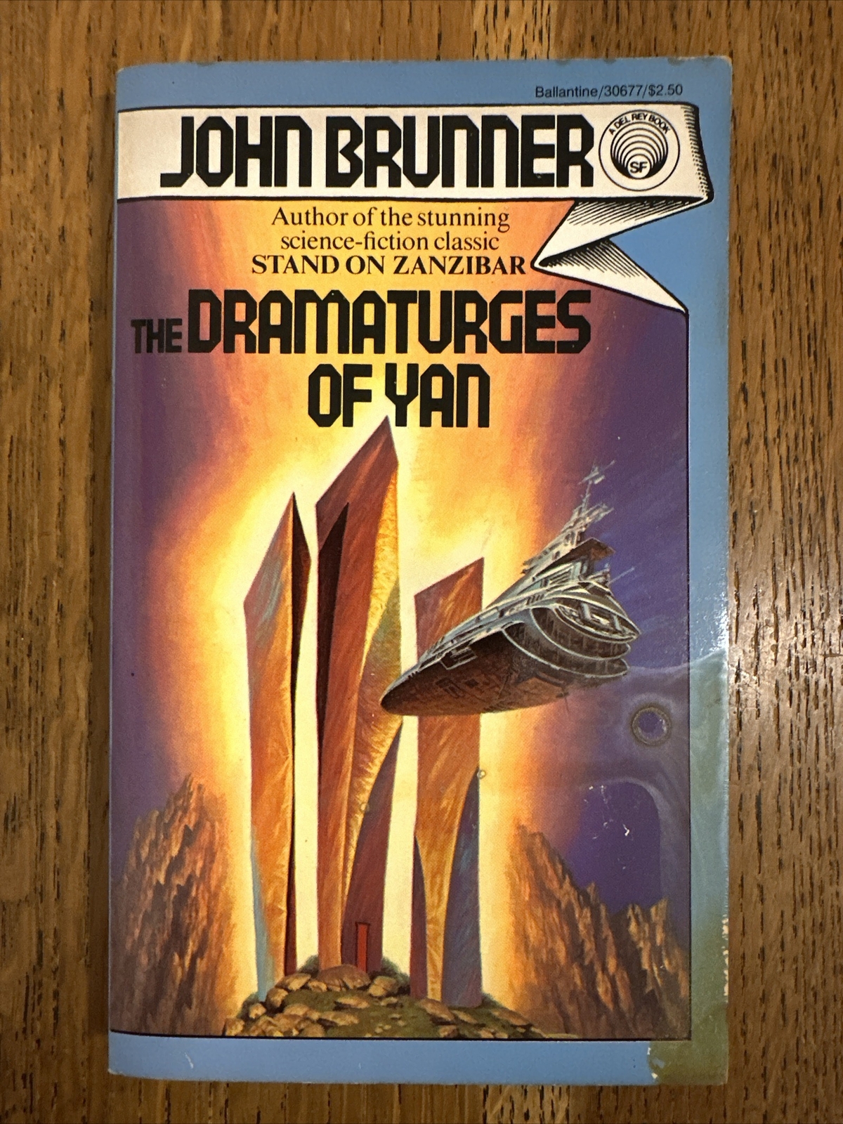 The Dramaturges of Yan by John Brunner SIGNED INSCRIBED 1982 US Del Rey PB VGC