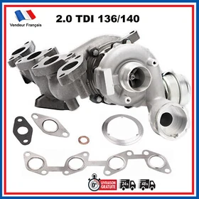 Turbolader für 2.0 Tdi 140 Kompatibel Zur Garrett 724930-0004 724930-0006