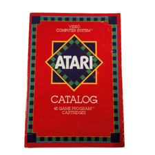 Vintage Atari Video Computer Game System Catalog