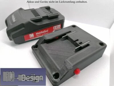 Akkuadapter für Metabo CAS 18V / 36V Schwarz