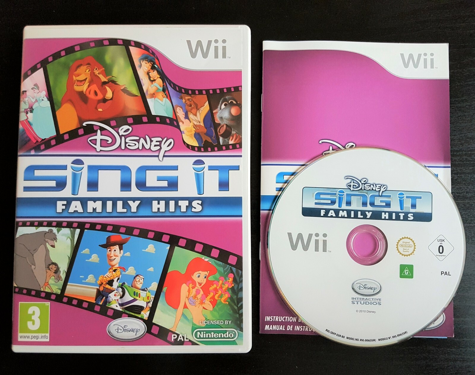 Disney Sing It: Family Hits - Nintendo Wii / Wii U - Fast P&P! - Singing, Music
