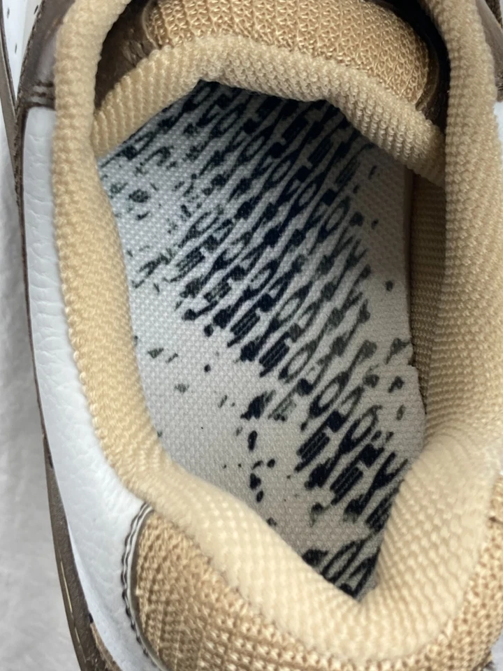 Туфли для гольфа мужские Oakley Athletic размер 10,5 коричневые белые перфорированная кожа - Изображение 4 из 4