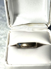925 VTG.o Sterling Silver Ring Sz 7 Classic Wedding Band Style