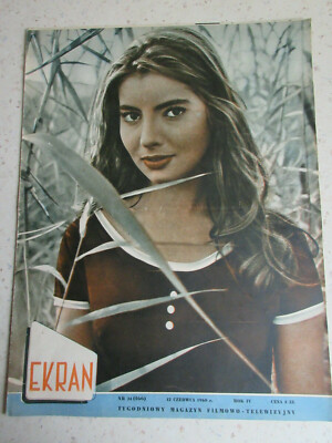 Ekran - Rok 1960 - Jacqueline Sassard, Deborah Kerr , polish film magazine