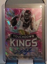 2021 Leaf Metal Draft Tyler Vaughns Touchdown Kings Autograph serial 25/25 SSP
