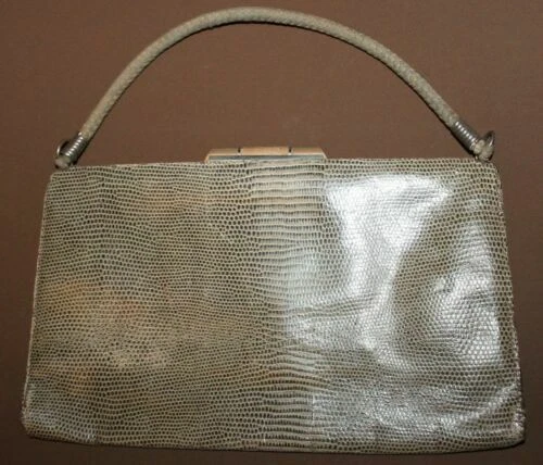 Bolsos vintage original de piel de serpiente Handmade, Bolsos y estuches