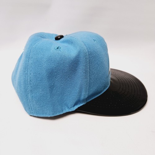 RARE New Era Carolina Panthers Shiny Bill Skyline VTG NFL Fits Snapback Hat Cap - Picture 4 of 7