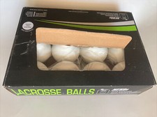 Champion Sports Official Lacrosse Balls Color White, One Dozen