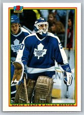 1990-91 Bowman Allan Bester Toronto Maple Leafs #154