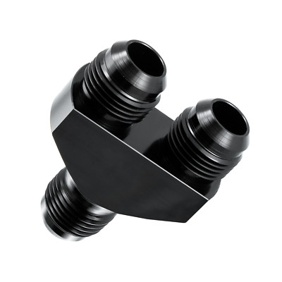 Aluminum -10AN ''Y'' Block Fitting Junction Coupler 10/10/10AN Y Parallel Exit.US.