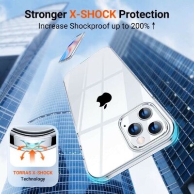 Cover Trasparente iPhone 15 Pro Max - Custodia Protettiva Slim TPU