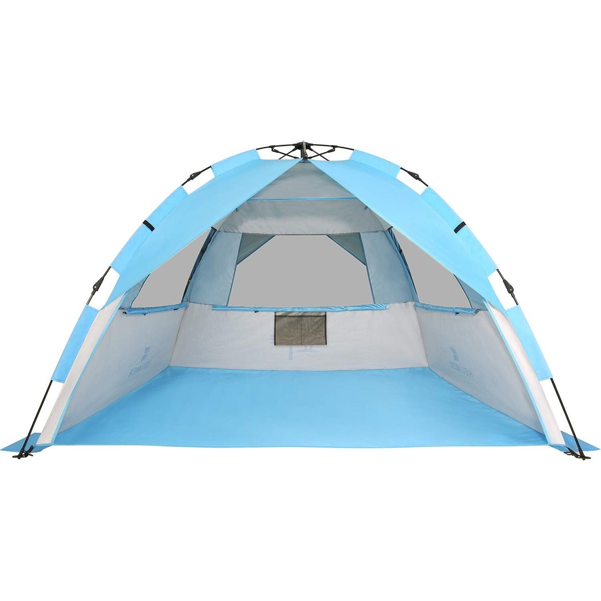 G4Free Deluxe XL Pop Up Beach Tent, 3-4 Persons Easy Setup