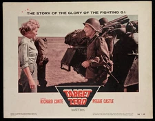 TARGET ZERO Original Movie Lobby Card Poster Korean War US Army Sherman Tank
