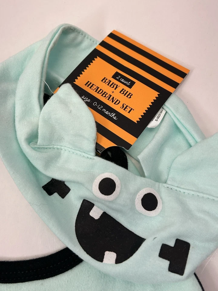 Halloween Bebé Oferta Y Diadema "Pequeño Monstruo" 0-12 Meses - Nuevo Ver Notas Foto 4 de 4