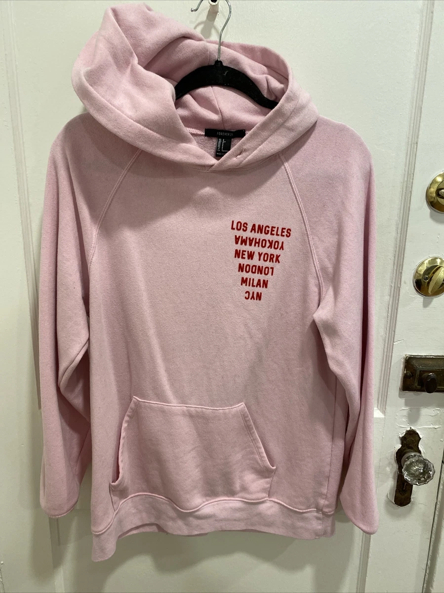 Forever 21 top pink hoodie