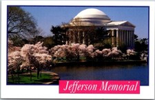 Jefferson Memorial Washington DC Vintage Chrome Postcard Unposted A71