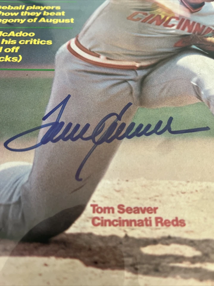 Tom Seaver Signed Sport Magazine NO Label PSA/DNA,Aug 1978 Newsstand Auto,(B119) - Image 2 of 4
