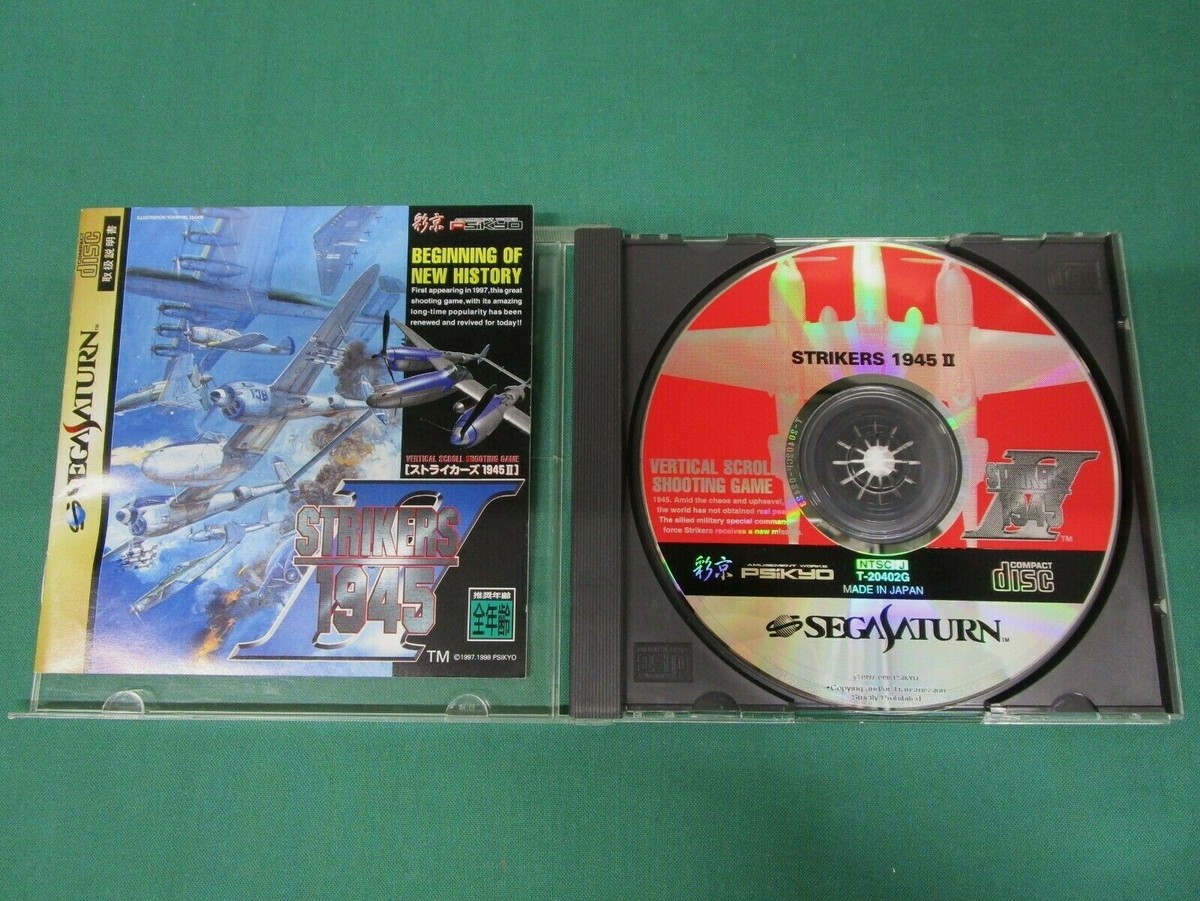 Sega Saturn -- Strikers 1945 part 2 -- *JAPAN GAME!!* SS