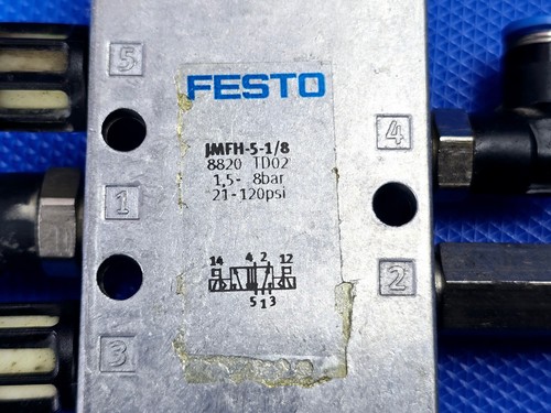 Festo Magnetventil JMFH-5-1/8 8820 mit Magnetspulen MSFG-24/42-50/60 - Bild 4 von 4