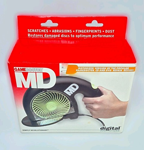 Game Doctor MD Motorized CD DVD Disc Repair Device Digital Innovations Tested