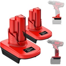 MIL18M12 Battery Adapter for Milwaukee M-18 to M-12, Adapter Converter for Mi...