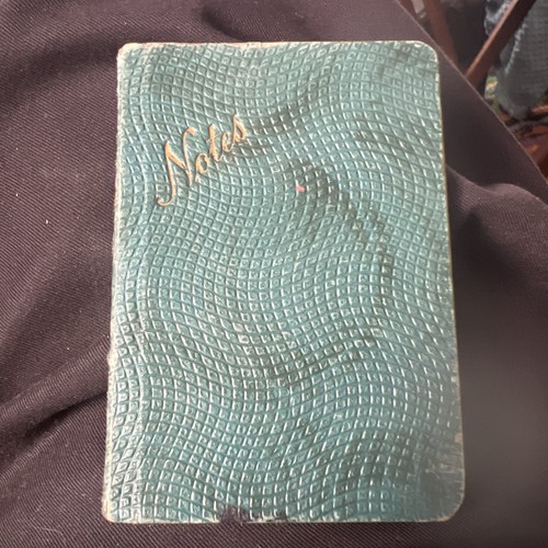 WW2 Hand Written Diary War Military Service Notebook 1940s Journal Prop Old War
