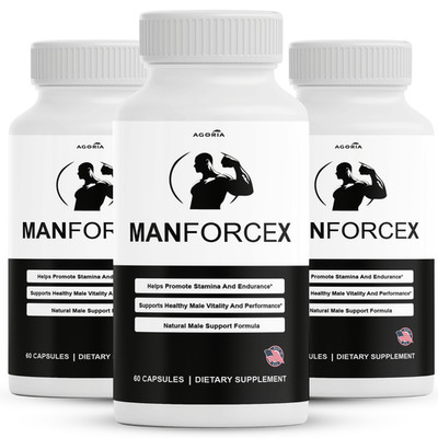 (3 Pack) Manforcex Advanced Male Pills Man Force X Vitamin Supplement