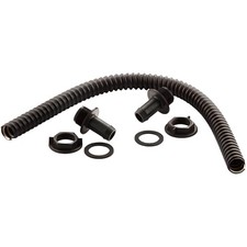 Ward Water Butt Connector Kit Black Link Pipe Hose Joiner 25mm 7 Piece Garden