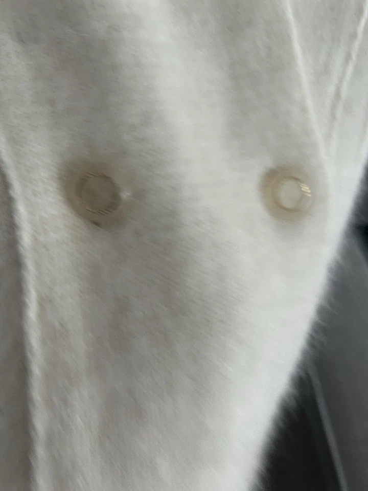 Cárdigan Cavalini Vintage Angora Lana de Cordero Preppy Cable Tejido Dinero Antiguo L Foto 4 de 4