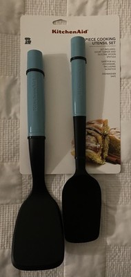 Kitchen Aid 2 Piece Tool Set (Short Turner/Spoon Spatula - Pistachio Green