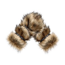 Viking Costume Accessory Attire Soft Faux Leg Warmers Shaggy for Halloween