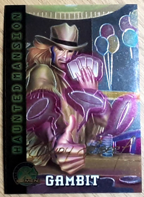 1995 X-Men Gold Signature Card 93 GAMBIT.