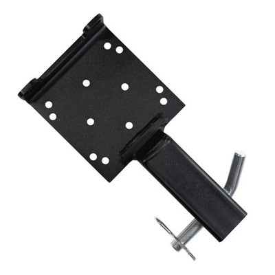 lifgarfe Universal Trailer Winch Plate Hitch Mount Cradle Black 