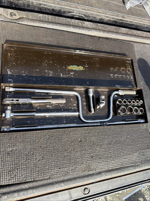 #ad Rare Sears Craftsman 17pc Fit Mor 3 8” Drive Socket Set 1932 35 USA CF SERIES $4200.00