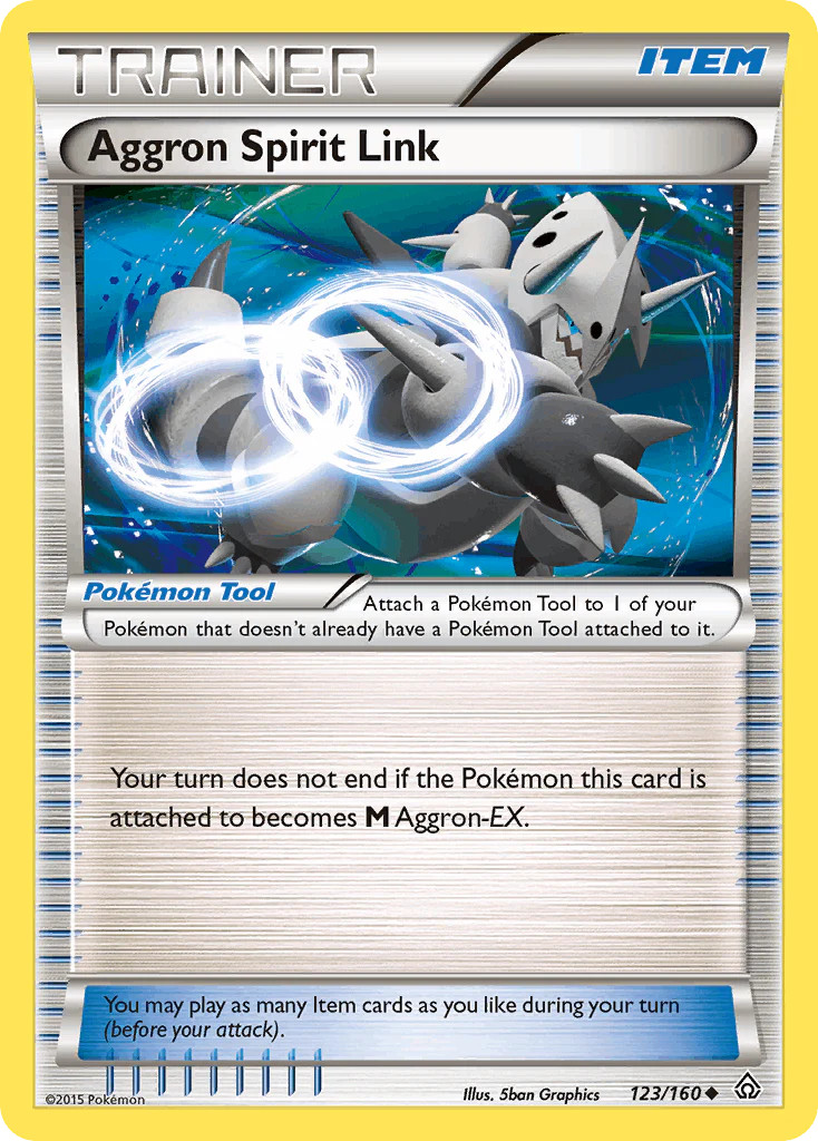 Aggron Spirit Link (123/160) [XY: Primal Clash] Lightly Played Reverse Holofoil