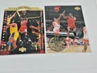 Michael Jordan 2 Card UD Lot -  A Cut Above Insert #CA8  - Rookie Years #137