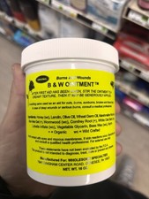 16oz B  W Ointment , Burn and Wound ointment Amish Made, Natural Burn Cream