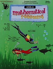 MATHEMATICAL REASONING LEVEL G By Carolyn Anderson & Children's Books VG