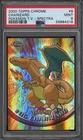 2000 Topps Chrome TV Animation Series 1 Charizard SPECTRA PSA 9 Mint - RARE!