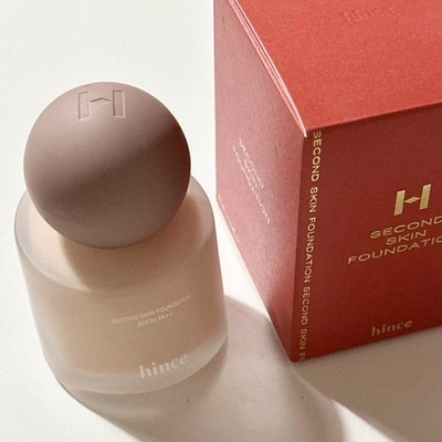 Hince Second Skin Liquid Foundation 40ml  Ivory, Beige, Sand USA Seller