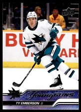 2023-24 Upper Deck Young Guns Young Guns Ty Emberson Rookie San Jose Sharks #460
