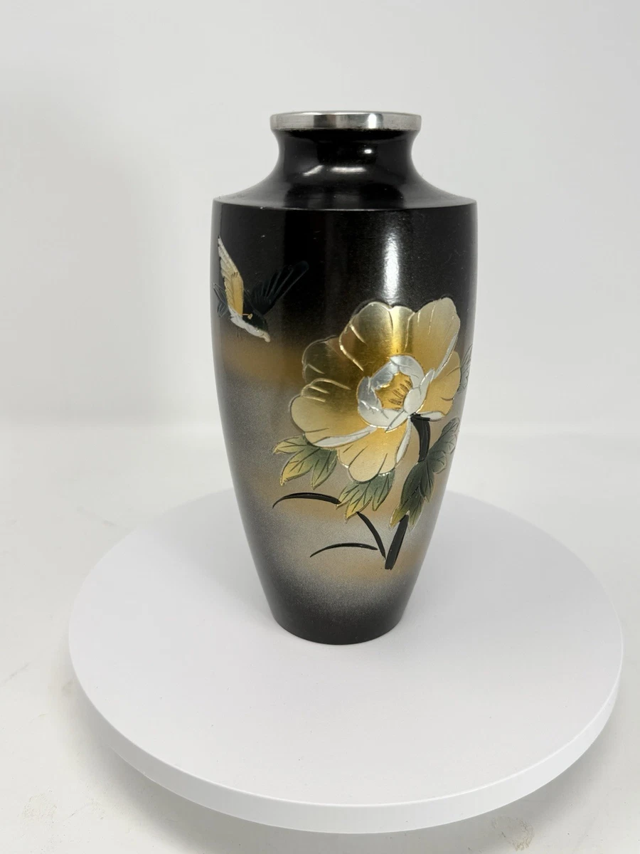 铜日本古董花瓶| eBay