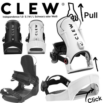 CLEW Independence 1.0 Hybrid Step In 2in1 System Snowboard Bindung 2026