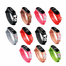 Kids LED Digital Watches for Boys and Girls, Touch Screen Silicone Band.