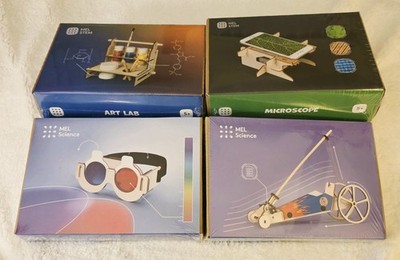Mel Stem Science 4 Kits Assemble Homeschool NEW Sealed Bundle Lot FREE SHIP!