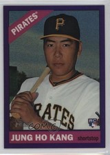 2015 Topps Heritage High Number Chrome Purple Refractor Jung-Ho Kang Jung Ho 1tr