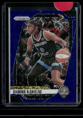 2024 Panini Prizm WNBA #8 Diamond DeShields Blue Velocity Prizms